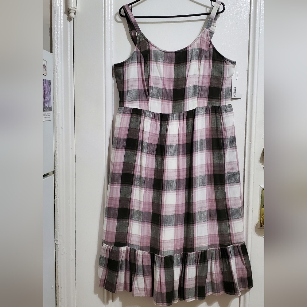 Sonoma dress with packets,size XL